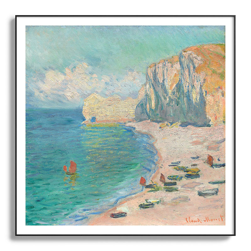 Claude Monet beach Framed Art Print Gallery Image 130