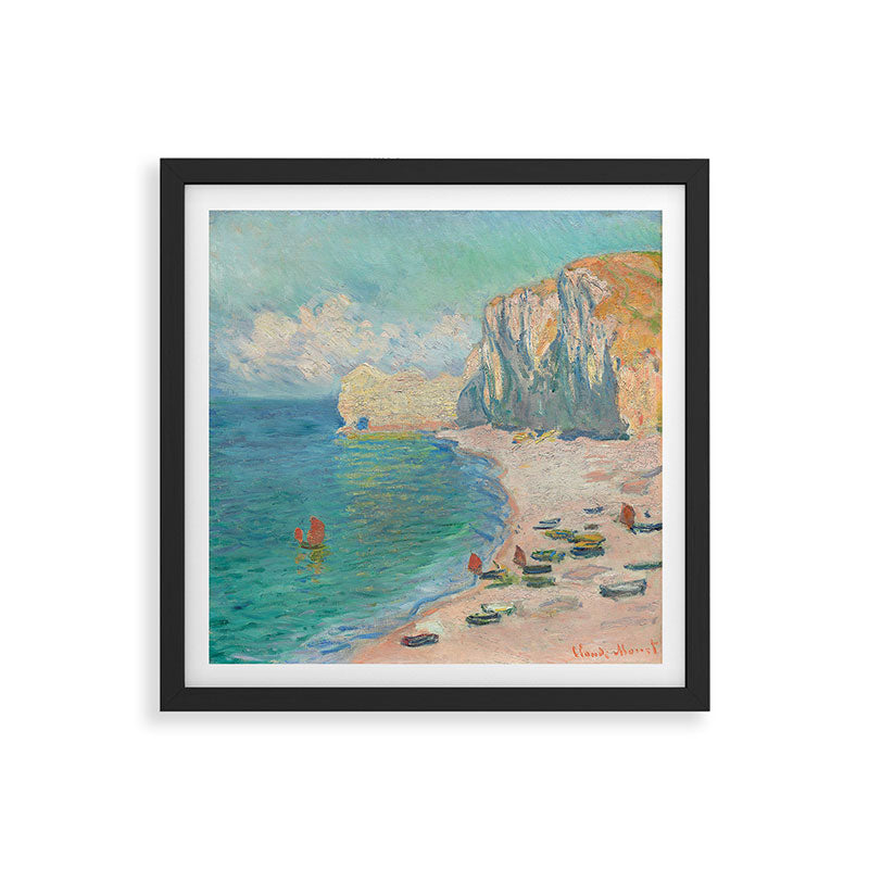 Claude Monet beach Framed Art Print Gallery Image 7