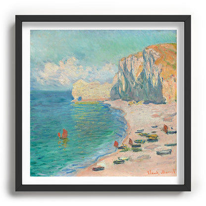Claude Monet beach Framed Art Print Gallery Image 93
