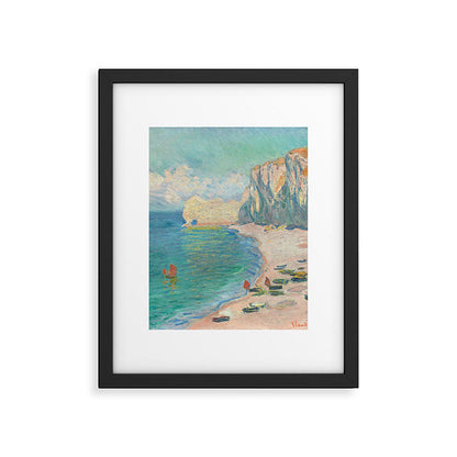 Claude Monet beach Framed Art Print Gallery Image 6