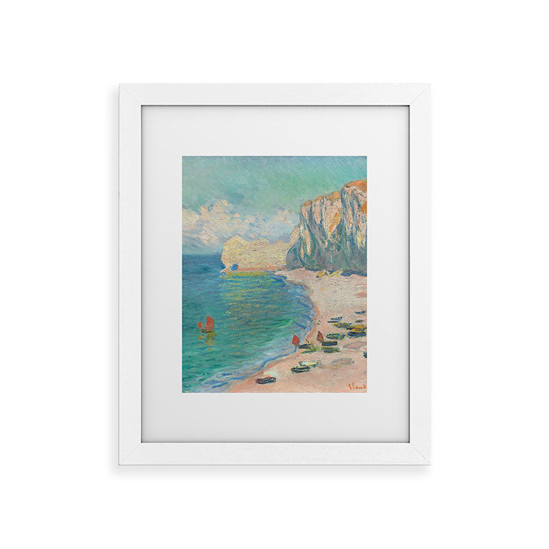 Claude Monet beach Framed Art Print Gallery Image 69