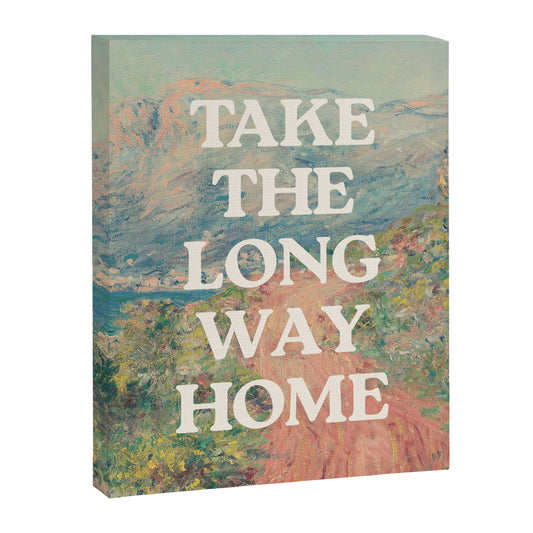 Take The Long Way Home Canvas Print Gallery Image 1