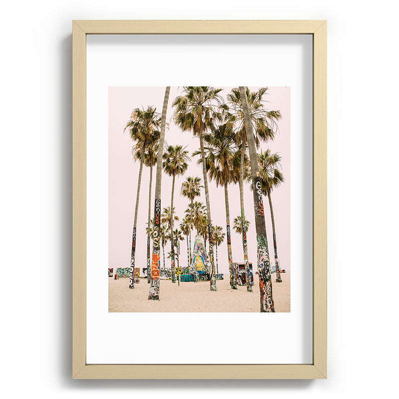 Palm Trees on Venice Beach - Los Angeles California Travel Photography Framed Art Print Gallery Image 97