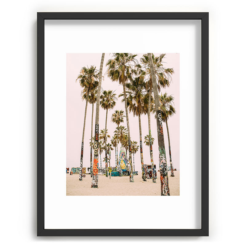 Palm Trees on Venice Beach - Los Angeles California Travel Photography Framed Art Print Gallery Image 83