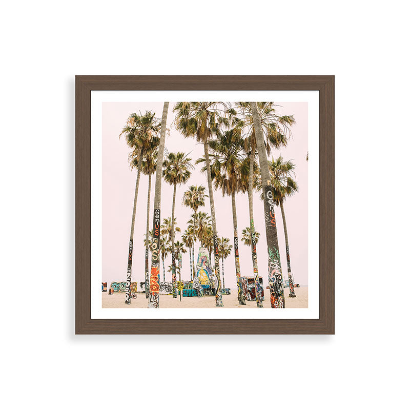 Palm Trees on Venice Beach - Los Angeles California Travel Photography Framed Art Print Gallery Image 60