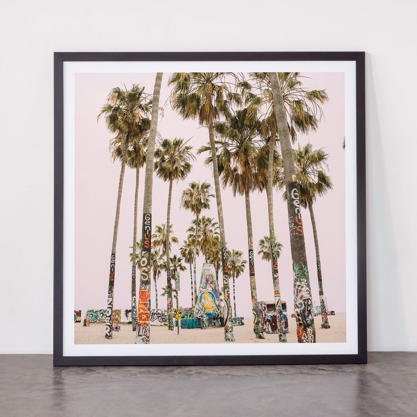 Palm Trees on Venice Beach - Los Angeles California Travel Photography Framed Art Print Gallery Image 55