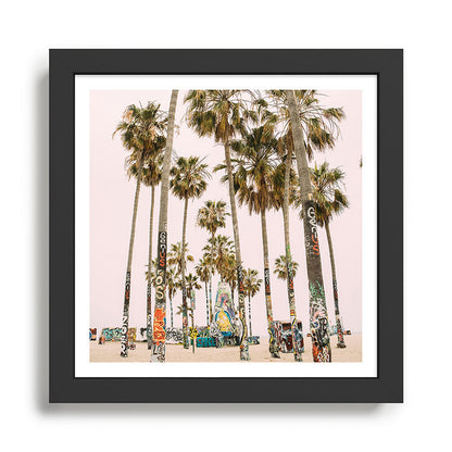 Palm Trees on Venice Beach - Los Angeles California Travel Photography Framed Art Print Gallery Image 2