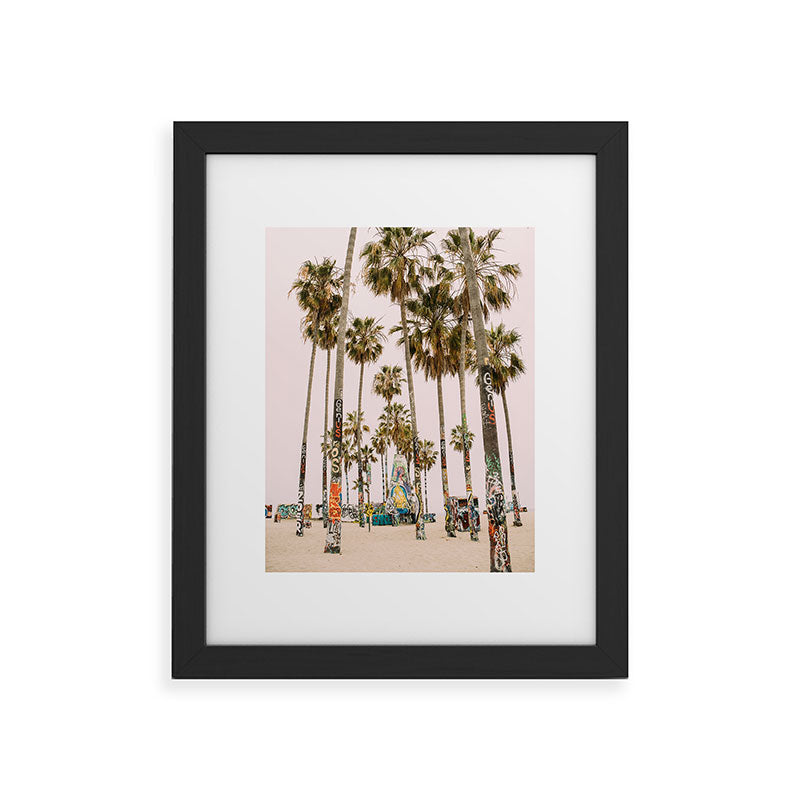 Palm Trees on Venice Beach - Los Angeles California Travel Photography Framed Art Print Gallery Image 41