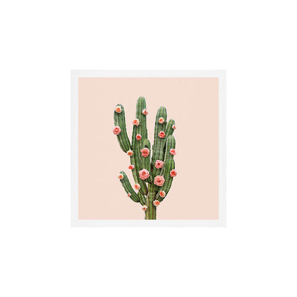 CACTUS AND ROSES Art Print Gallery Image 2