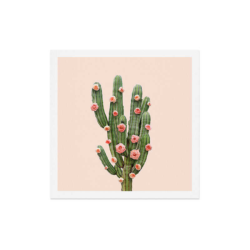 CACTUS AND ROSES Art Print Gallery Image 5