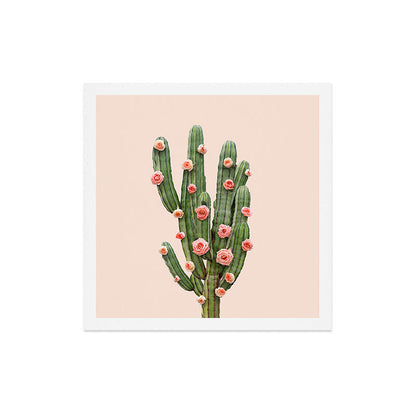 CACTUS AND ROSES Art Print Gallery Image 5
