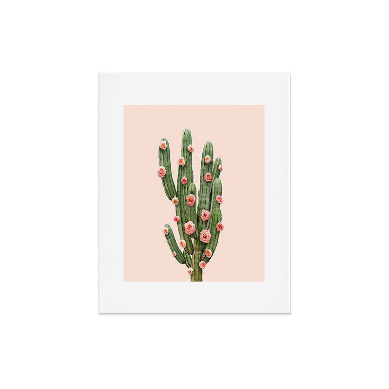 CACTUS AND ROSES Art Print Gallery Image 7