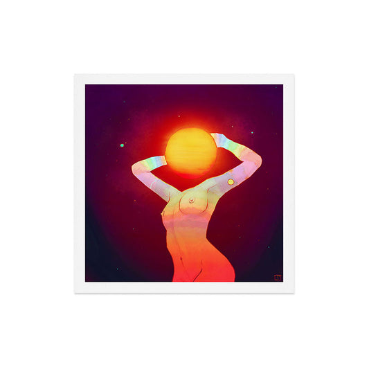 Sun Head Art Print Gallery Image 2