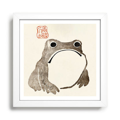 Unimpressed Frog Meika Gafu by Matsumoto Hoji 1814 - Frog Framed Art Print Gallery Image 35