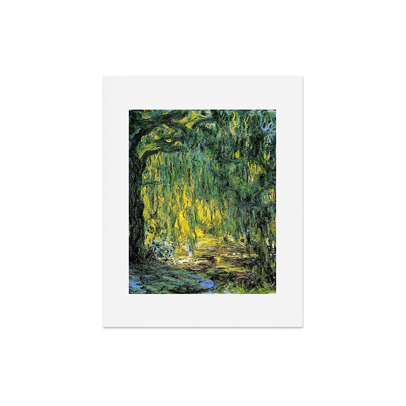 Weeping Willow by Claude Monet Art Print Gallery Image 4