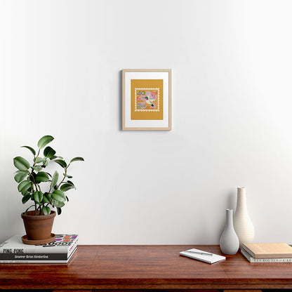 Hummingbird Postage Stamp Framed Art Print Gallery Image 22