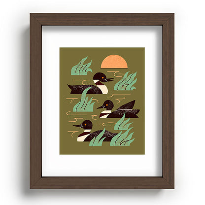 Loons At Dusk Framed Art Print Gallery Image 64