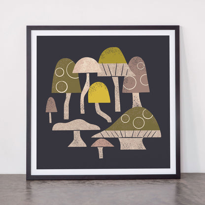 Toadstools Framed Art Print Gallery Image 55