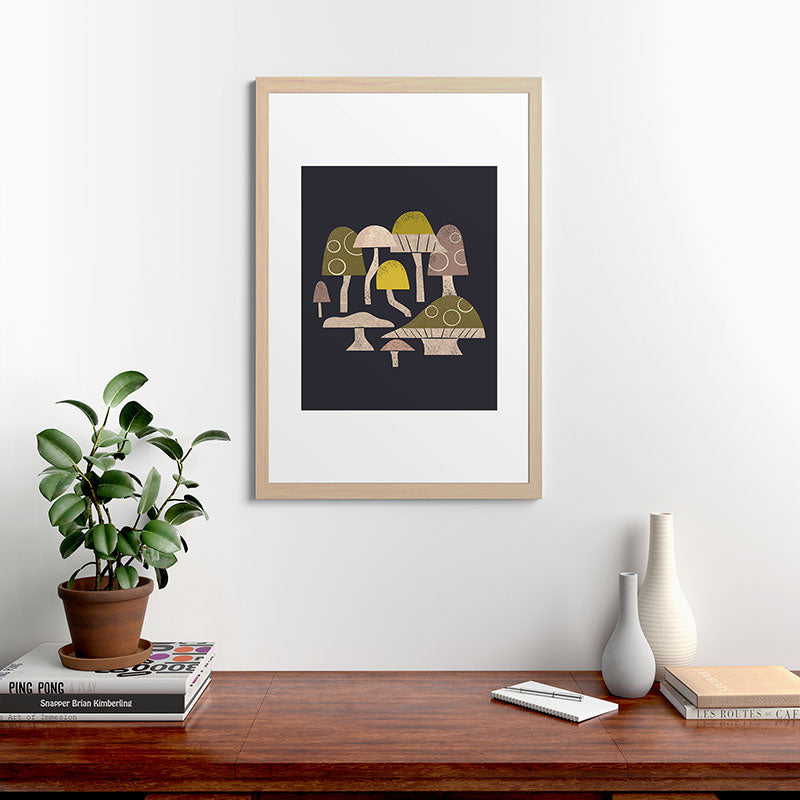Toadstools Framed Art Print Gallery Image 65