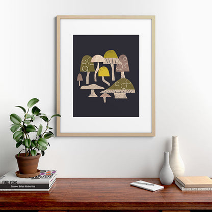 Toadstools Framed Art Print Gallery Image 67