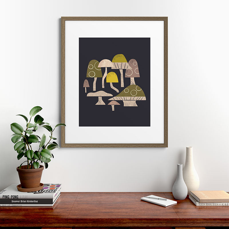 Toadstools Framed Art Print Gallery Image 58