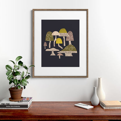 Toadstools Framed Art Print Gallery Image 19