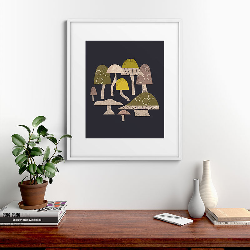 Toadstools Framed Art Print Gallery Image 39