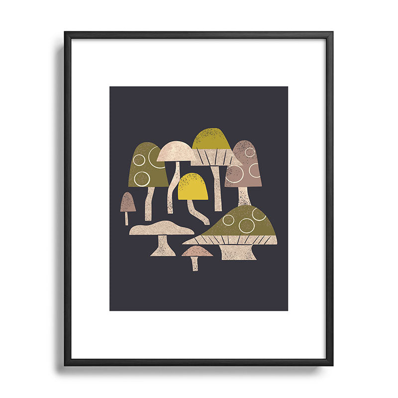 Toadstools Framed Art Print Gallery Image 112