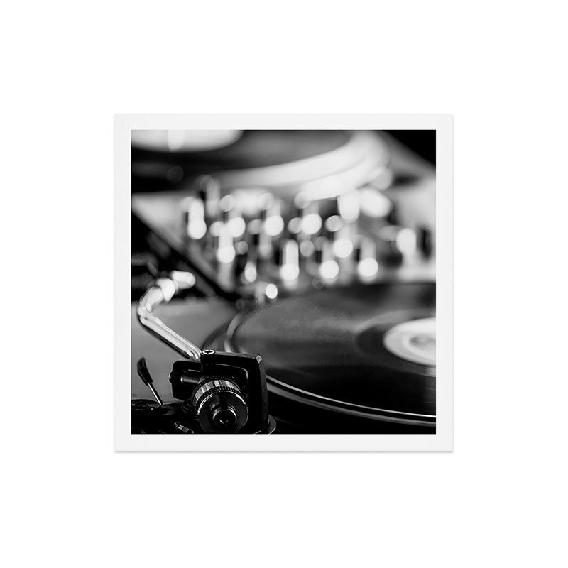 dj turntable record music aesthetic close up elegant mood art photography Art Print Gallery Image 5