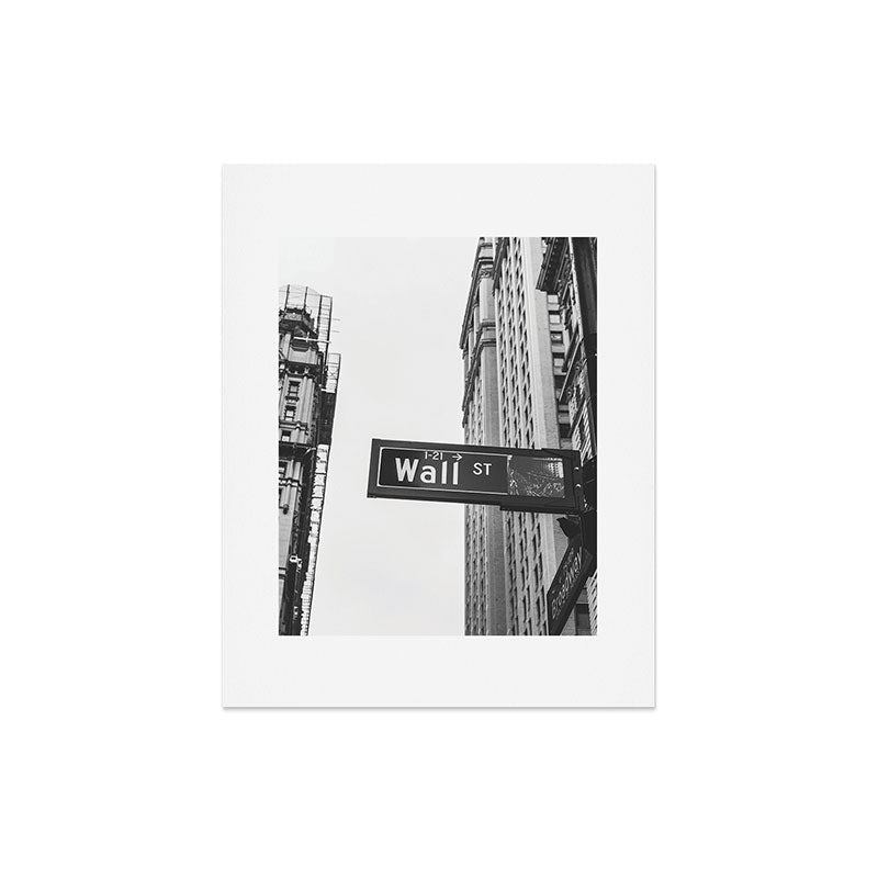 Wall street bw Art Print Gallery Image 5