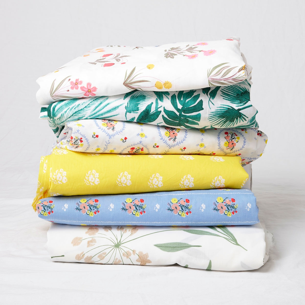 Tropical Palm Brushed Cotton Sheet Set