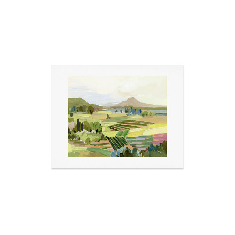 Sunny Italian Fields Art Print Gallery Image 2