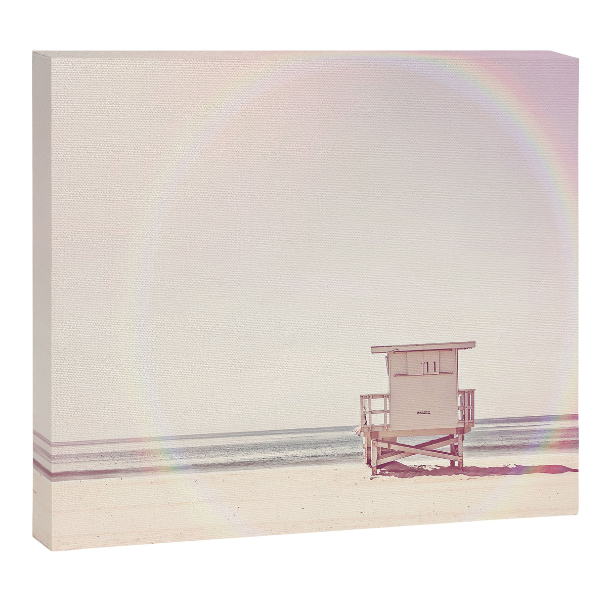 Beach hut Canvas Print Gallery Image 3