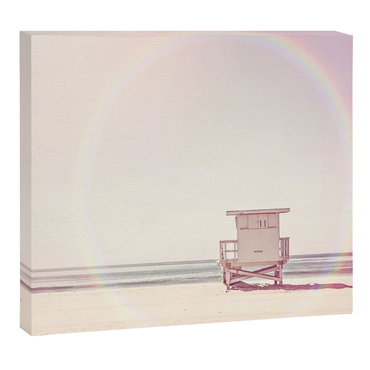 Beach hut Canvas Print Gallery Image 4