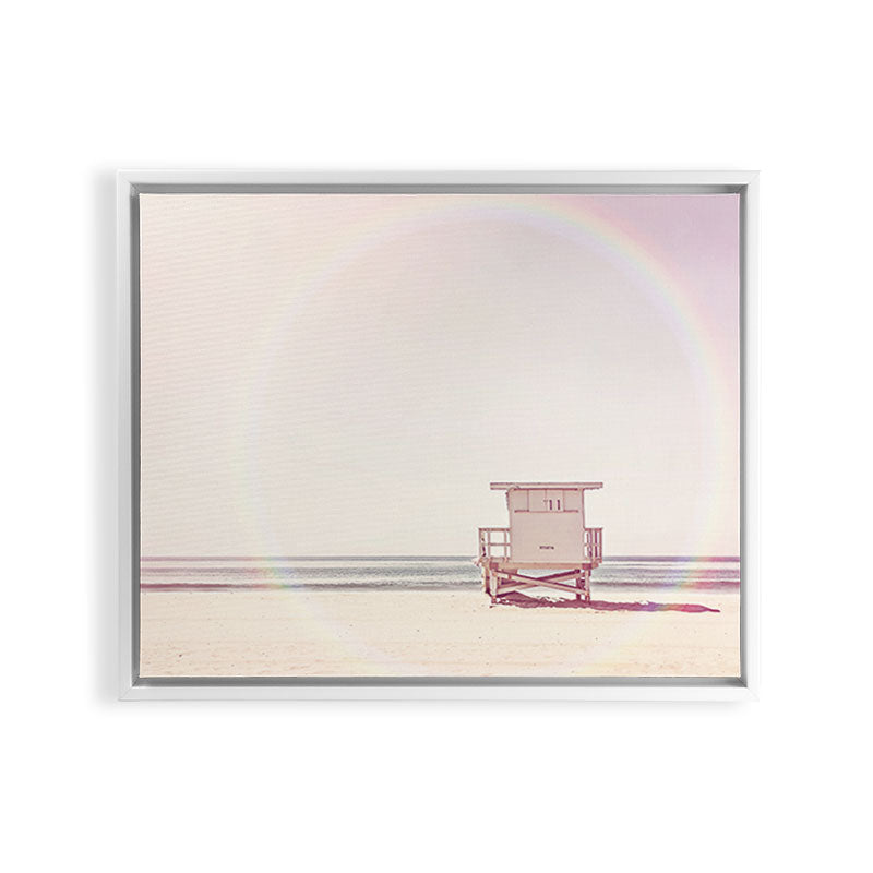 Beach hut Framed Canvas Print Gallery Image 20