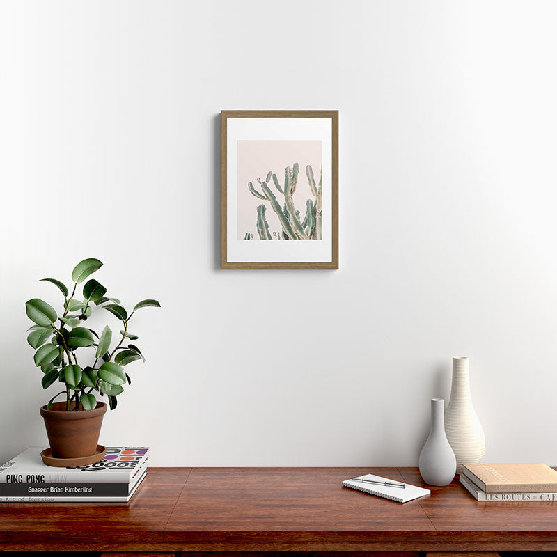 Sunrise Cactus Framed Art Print Gallery Image 10