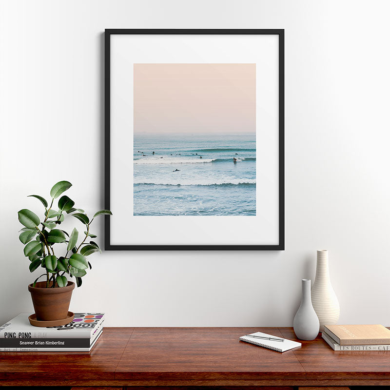Surfers Framed Art Print Gallery Image 7