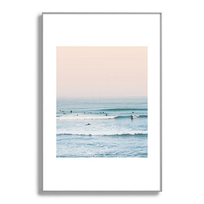 Surfers Framed Art Print Gallery Image 100