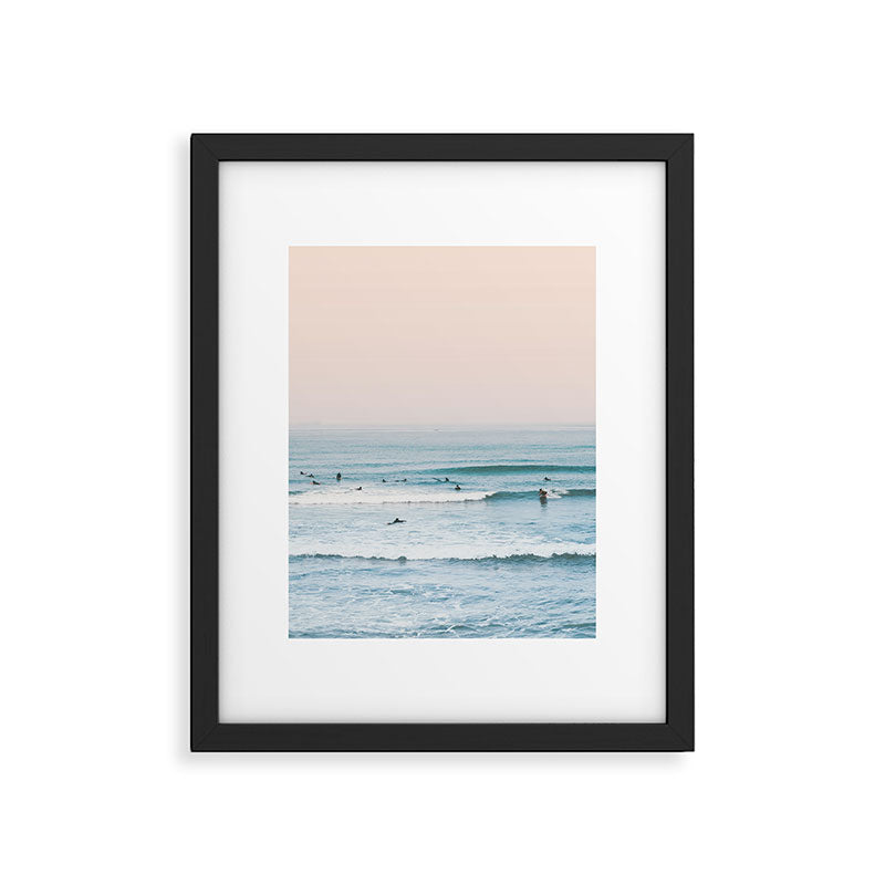 Surfers Framed Art Print Gallery Image 5