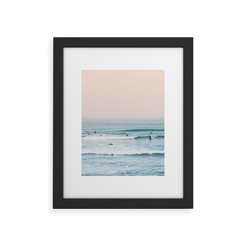 Surfers Framed Art Print Gallery Image 32