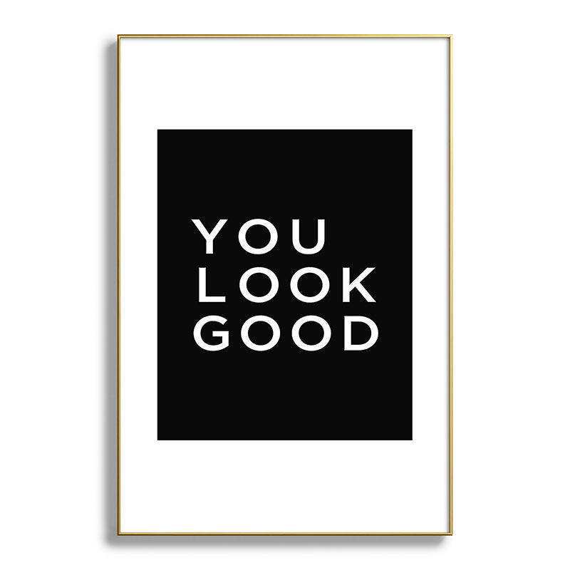 You look good Framed Art Print Gallery Image 127