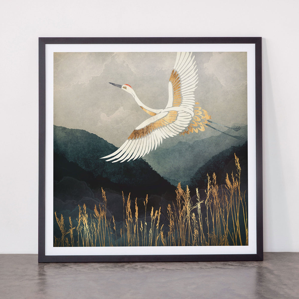 Elegant Flight Framed Art Print Gallery Image 55