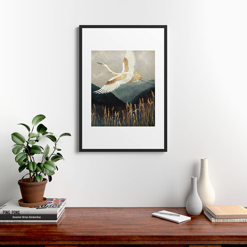 Elegant Flight Framed Art Print Gallery Image 8