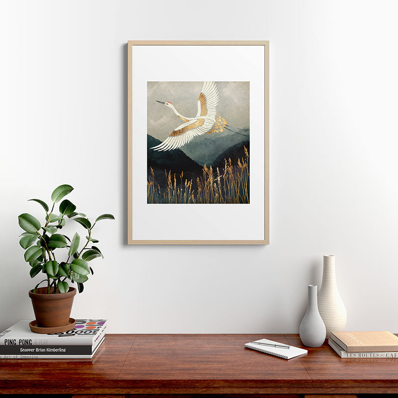 Elegant Flight Framed Art Print Gallery Image 28