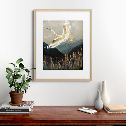 Elegant Flight Framed Art Print Gallery Image 29