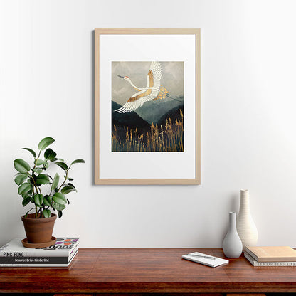 Elegant Flight Framed Art Print Gallery Image 65