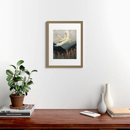 Elegant Flight Framed Art Print Gallery Image 54
