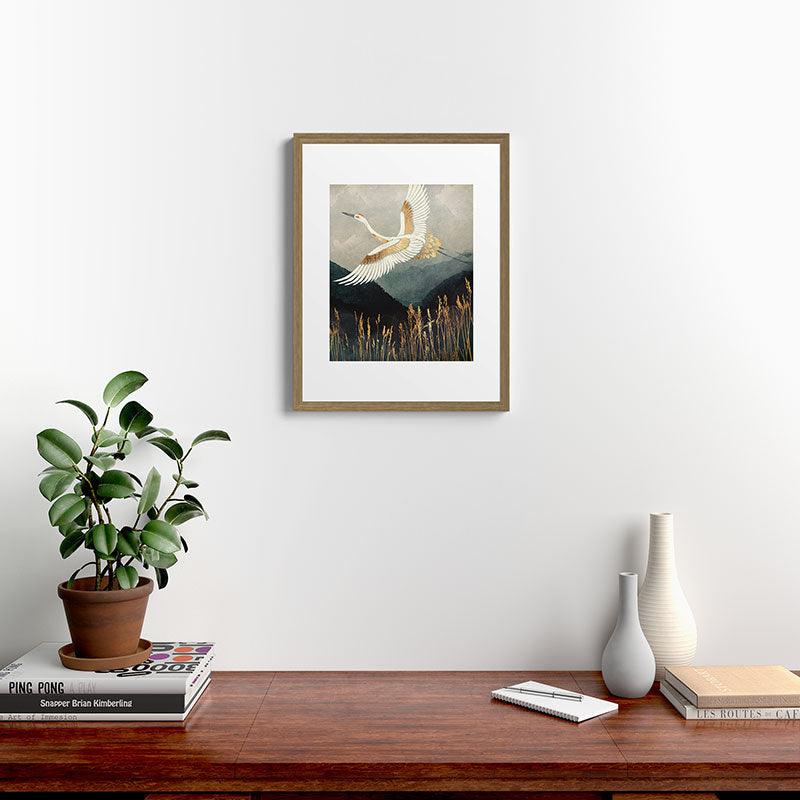 Elegant Flight Framed Art Print Gallery Image 16