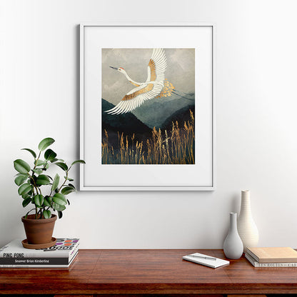 Elegant Flight Framed Art Print Gallery Image 39