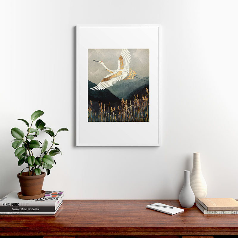 Elegant Flight Framed Art Print Gallery Image 37